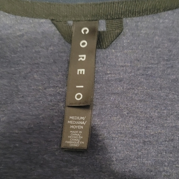 Core 10  Women's Size M  Tech Fleece  Fitted Bomber Full-Zip Jacket 2-Tone Blue - Picture 3 of 13